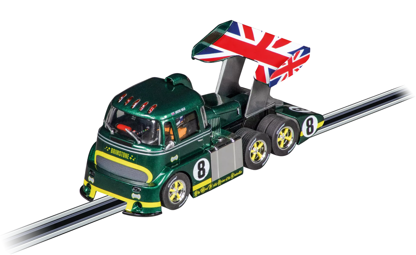 Carrera 31093 Racetruck Cabover "British Racing Green, No.8" Digital 132