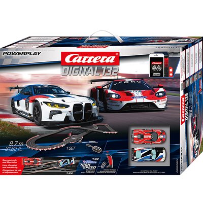 Carrera 30024 Powerplay WIRELESS AppConnect Set / Grundpackung Digital 132 mit Kurve 2 (versandkostenfrei innerhalb Deutschlands)