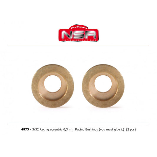 4873 Racing Gleitlager - 0,3 mm - 3/32  (2 Stück)