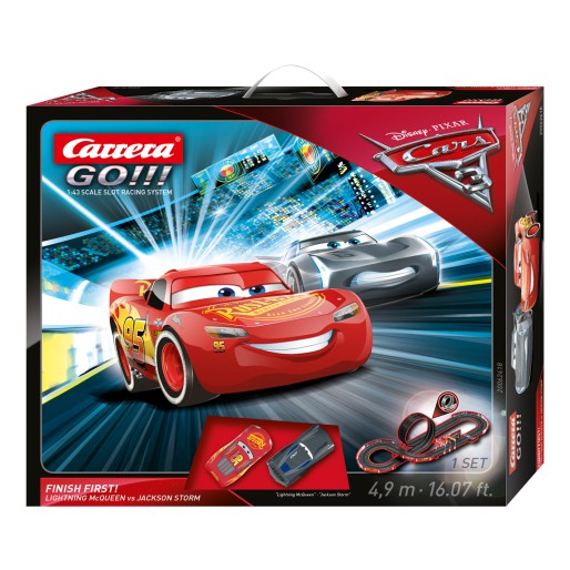 Carrera 62418 Disney Pixar Cars 3 Finish First GO!!!