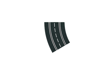 Carrera 20572 Kurve 2/30° 6 Stk.