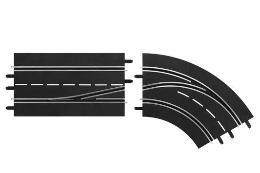Carrera 30364 Spurwechselkurve rechts, innen nach außen
