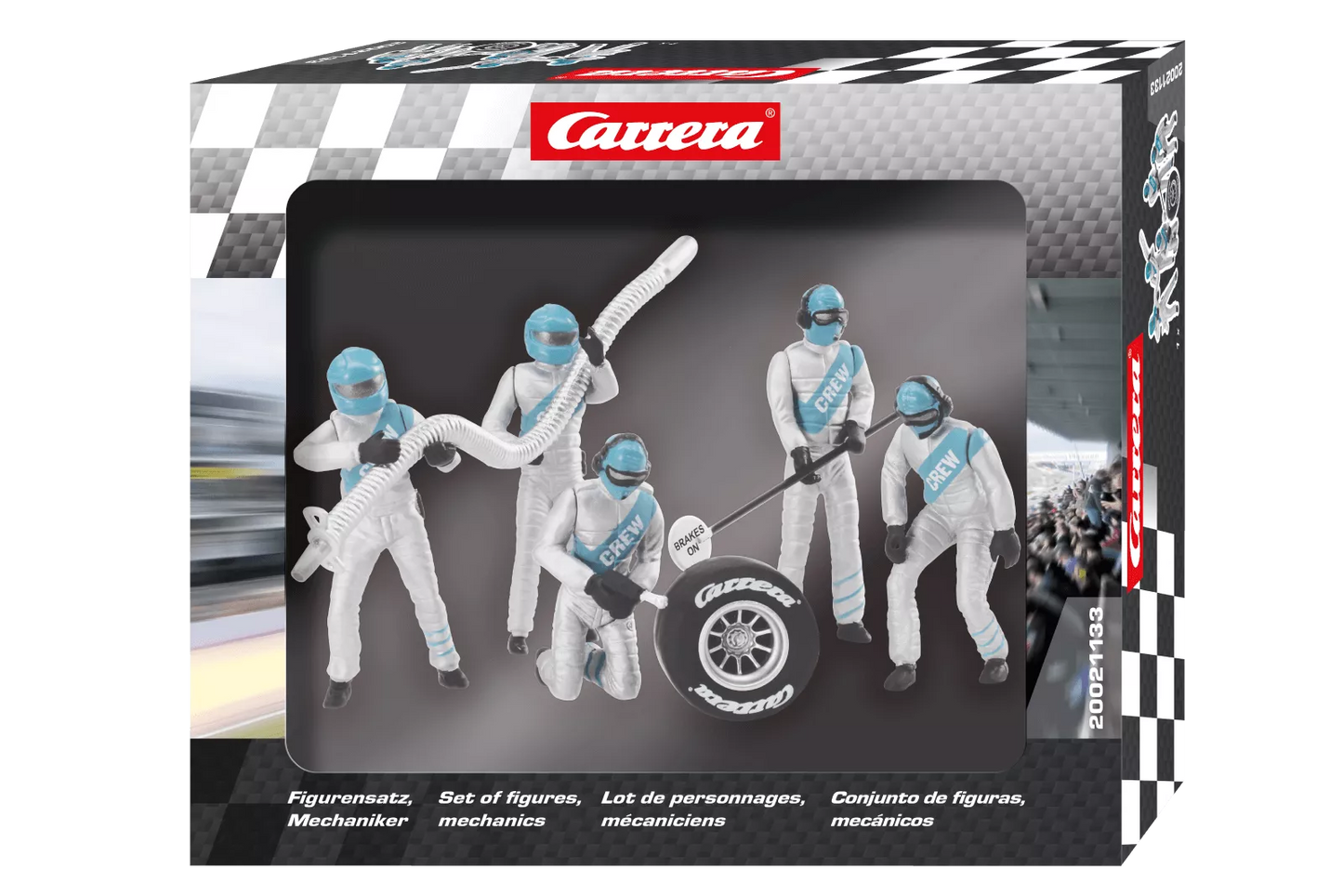 Carrera 21133 Figurensatz Mechaniker, silber