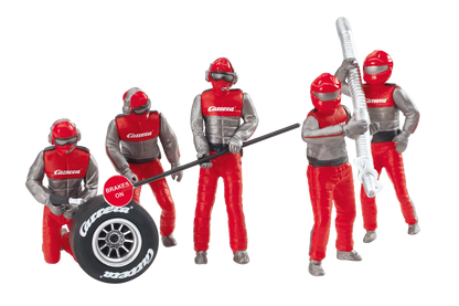 Carrera 21131 Figurensatz Mechaniker, Carrera Crew rot