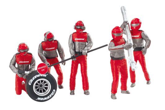 Carrera 21131 Figurensatz Mechaniker, Carrera Crew rot