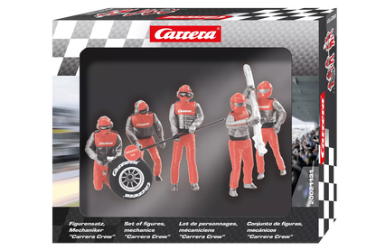 Carrera 21131 Figurensatz Mechaniker, Carrera Crew rot