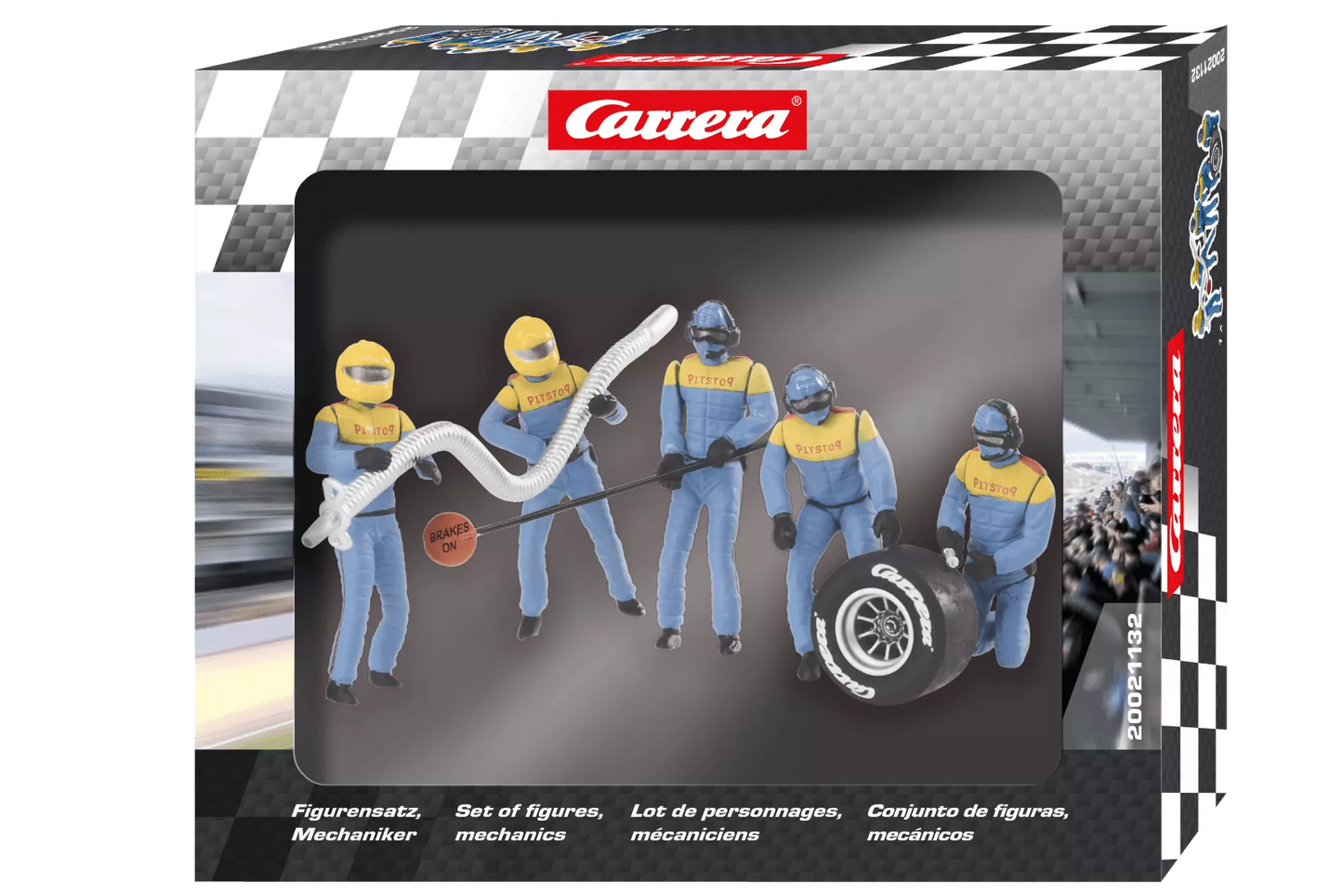 Carrera 21132 Figurensatz Mechaniker, blau