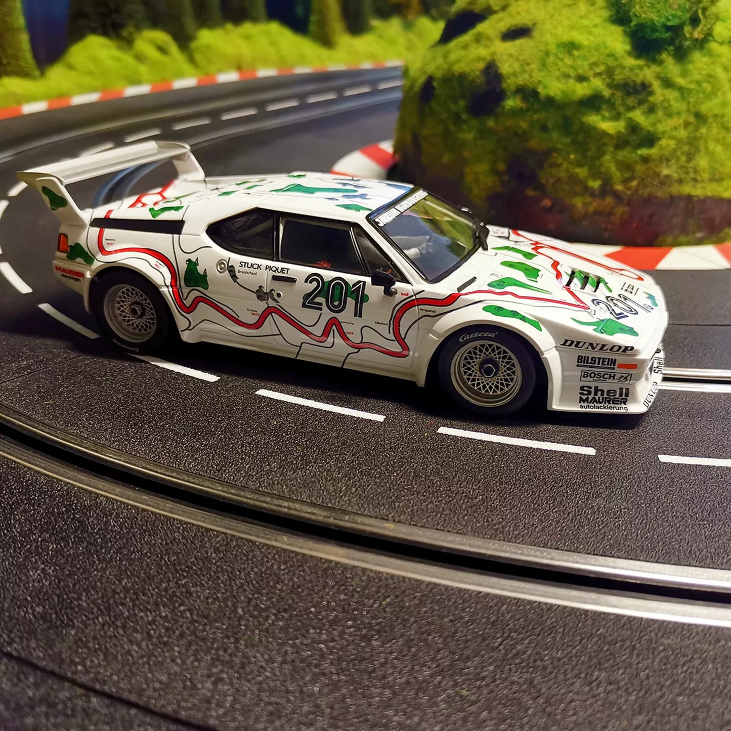 Carrera 23854 BMW M1 Procar "No.201", Nürburgring 1000km 1980 Digital 124
