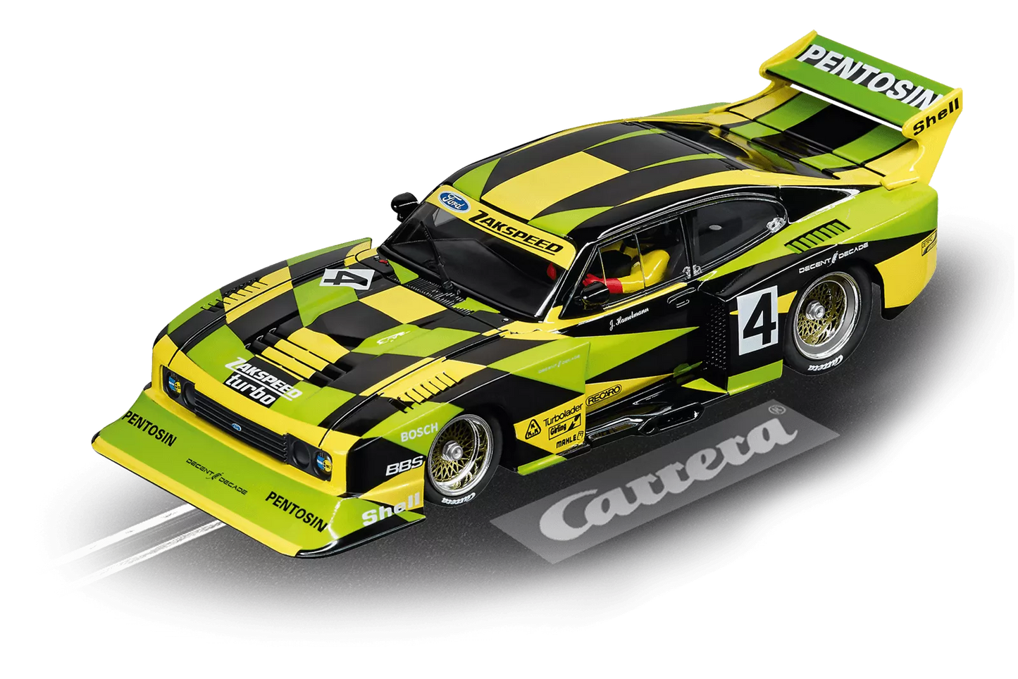 Carrera 30832 Ford Capri Zakspeed Turbo "Jürgen Hamelmann-Team, No. 4" Digital 132