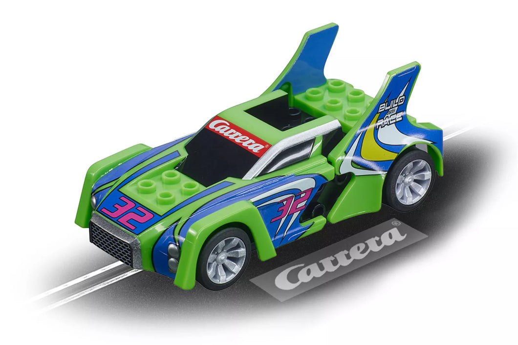 Carrera 64192 Build n Race - Race Car green GO!!!/GO!!!Plus