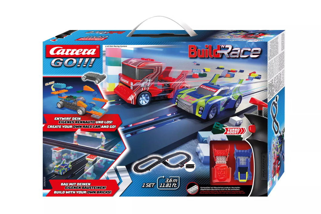 Carrera 62529 Build 'n Race - Racing Set 3.6 GO!!!