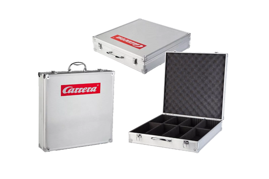 Carrera 70461 Fahrzeugkoffer Modelle im Maßstab 1:24, Aluminium