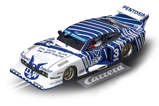 Carrera 30887 Ford Capri Zakspeed Turbo “D&W-Zakspeed Team, No.3” Digital 132