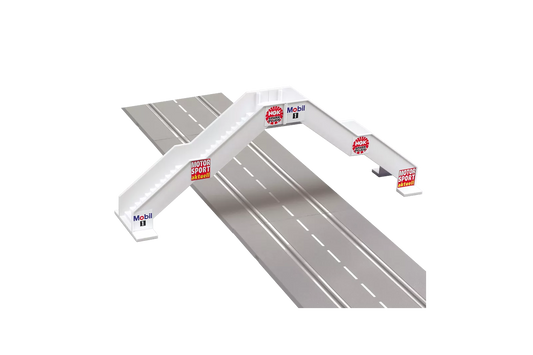Carrera 21119 Fußgängerbrücke, für 2 Spuren