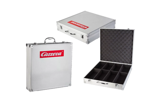 Carrera 70460 Fahrzeugkoffer Modelle im Maßstab 1:32, Aluminium