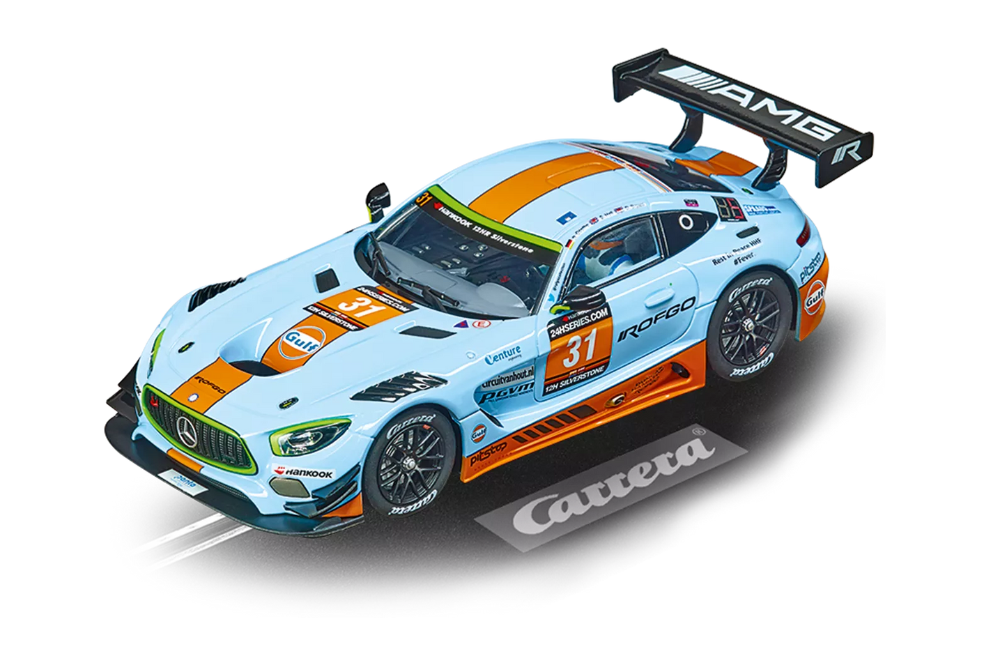 Carrera 30870 Mercedes-AMG GT3 “Rofgo Racing, No.31”, Silverstone 12h Digital 132