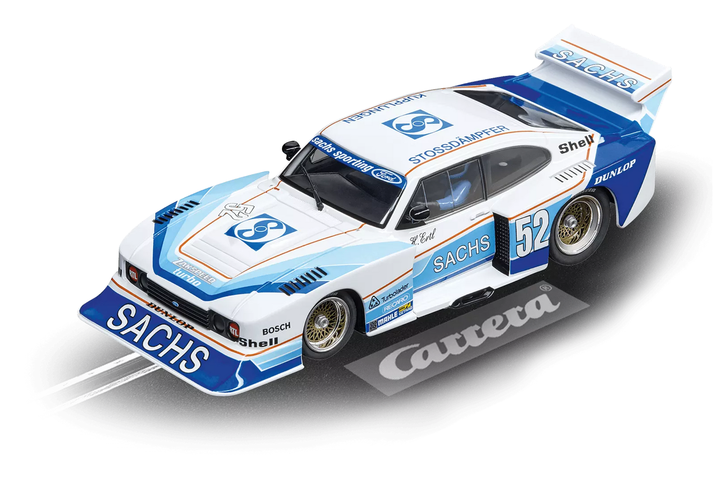 Carrera 30831 Ford Capri Zakspeed Turbo "Sachs Sporting, No. 52" Digital 132