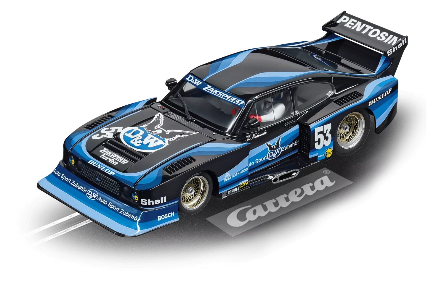 Carrera 23859 Ford Capri Zakspeed Turbo "D&W-Zakspeed Team, No.53" Digital 124