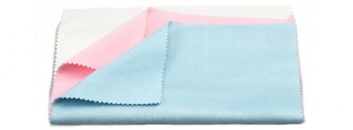 87090 Poliertuch-Set, 3 Farben