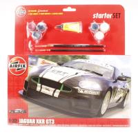 Airfix 1:32 Scale Jaguar XKRGT 'Fantasy Scheme' Starter Set - Model Car Kit With 49 Parts