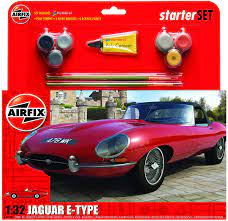 A55200 1:32 Starter Set - Jaguar E-Type (Verpackung verblasst)
