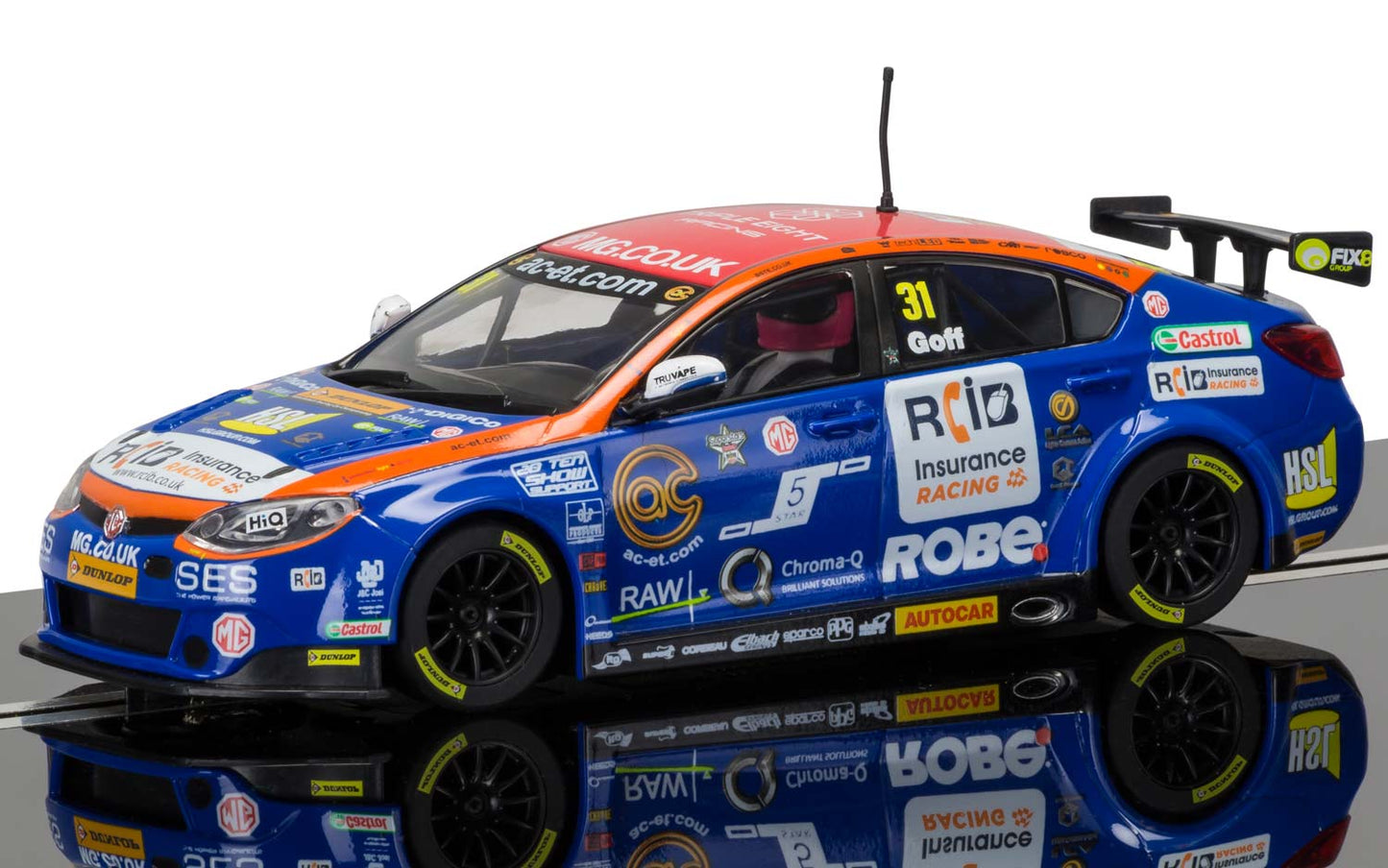 Scalextric C3736 BTCC MG6 - Jack Goff, Brands Hatch 2015