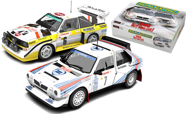 Scalextric C3480a 1986 Rally Monte Carlo Lancia Delta S4 vs Audi Quattro - Limited