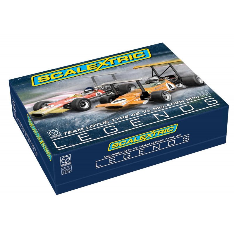 Scalextric C3544a Legends McLaren M7C vs Team Lotus Type 49B - Limited