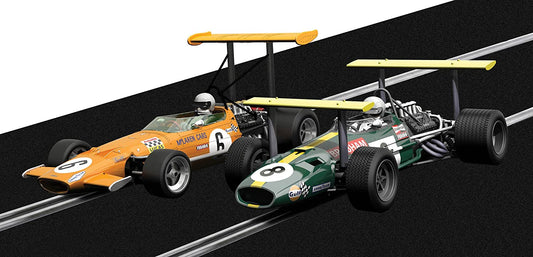 Scalextric C3589a Legends Brabham BT26A & McLaren M7C - Limited Edition