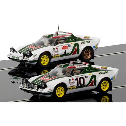 Scalextric C3894a Legends Lancia Stratos 1976 Rally Champions Twinpack - Limited