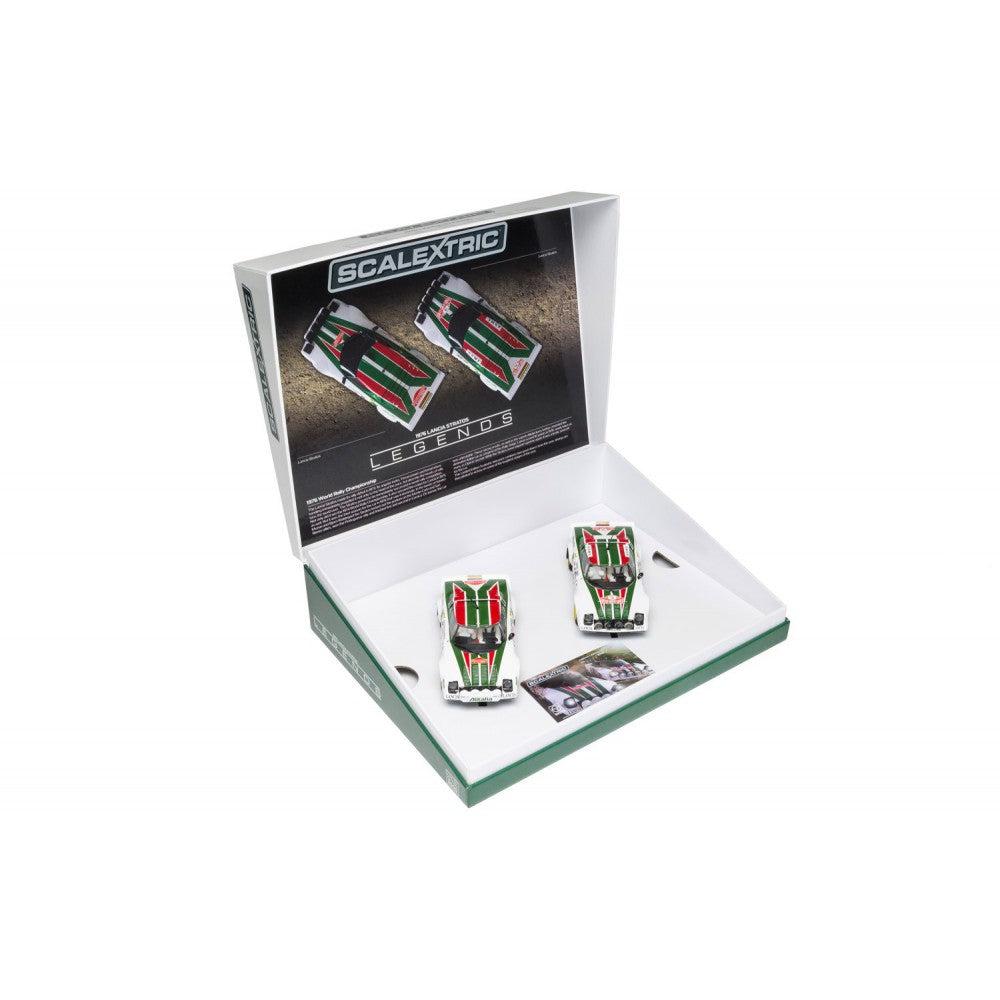 Scalextric C3894a Legends Lancia Stratos 1976 Rally Champions Twinpack - Limited