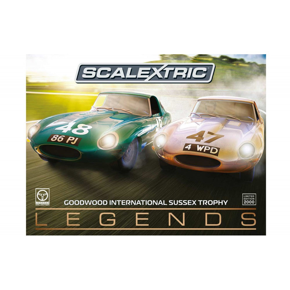 Scalextric C3898a Legends Goodwood International Sussex Trophy Twin Pack - Limited Edition