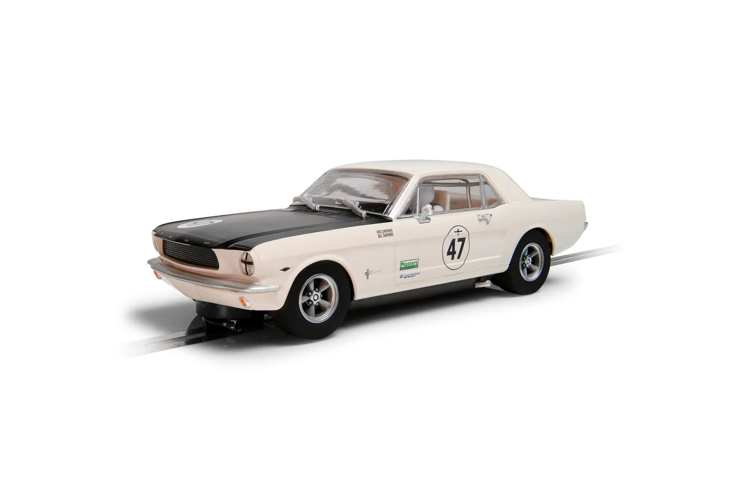 Scalextric C4353 Ford Mustang - Bill and Fred Shepherd - Goodwood Revival