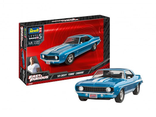 07694 Fast & Furious 1969 Chevy Camaro Yenko 1:25