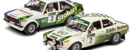 Scalextric C3369a Ford Escort MkI und Ford Escort MkII (nummerierte Limited Edition)