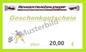 Gutschein RZZ für das Ladengeschäft 20,00€