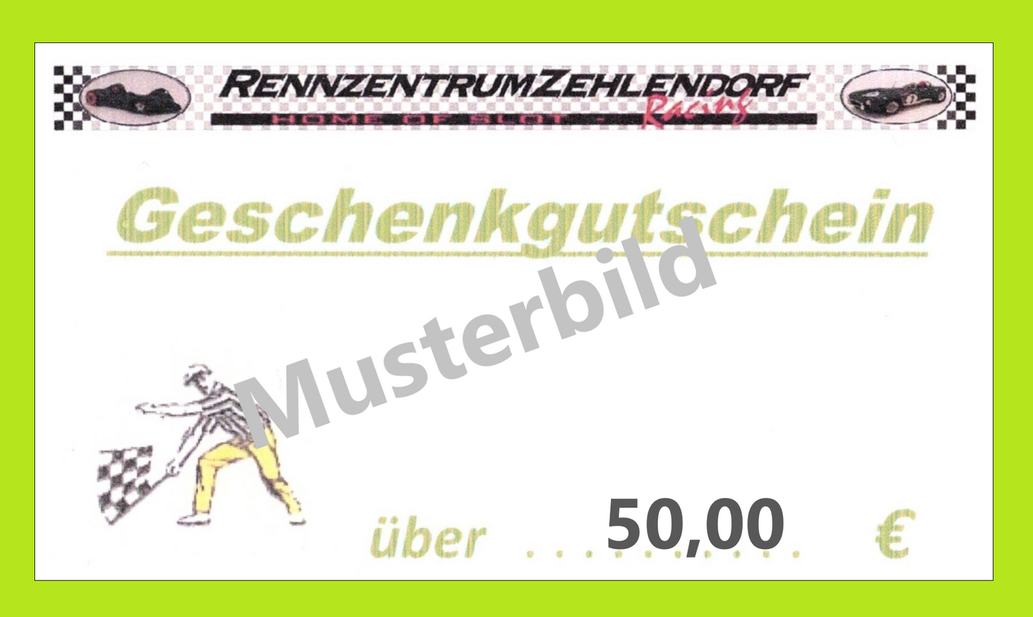 Gutschein RZZ für das Ladengeschäft 50,00€