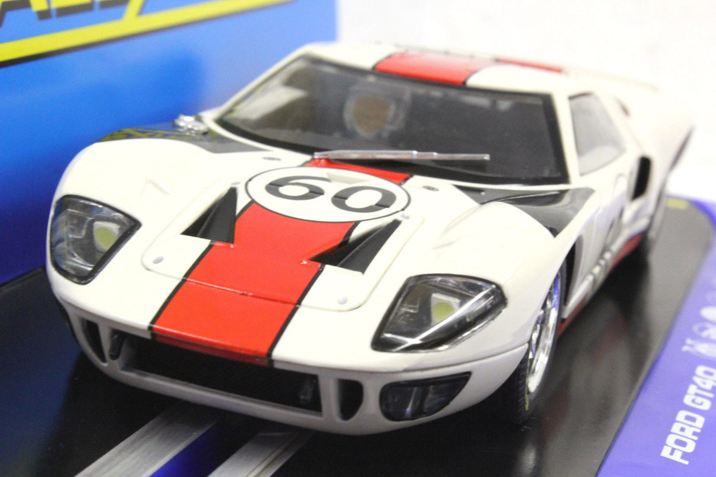 SuperSlot H3727/ Scalextric C3727 Ford GT40 MKI No. 60 1966 Le Mans