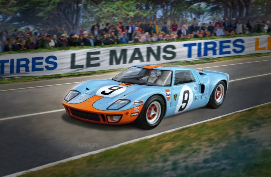Ford GT 40 Le Mans 1968 (07696)