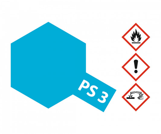 86003 PS-3 Hellblau Polycarbonat 100ml