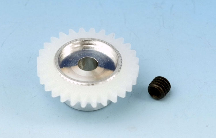 SG854228 Spurzahnrad Racing NC 28 Zähne M50 für Ø3mm Achse m. Schraube (weiß)