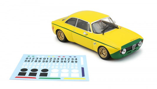 BRM142Y Alfa Romeo Giulia yellow/green Edition m.Beklebungssatz (Versandkostenfrei!)