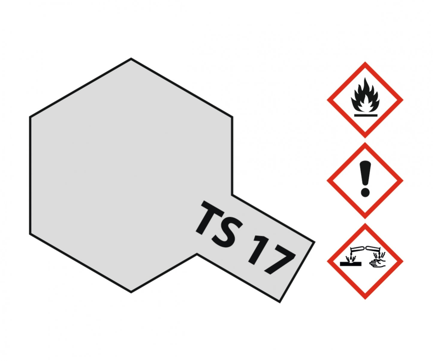 85017 TS-17 Aluminium Silber glänzend 100ml