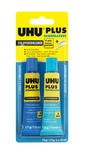 Plus Schnellfest 2-K-Epoxidkleber Transparent 18g + 17g