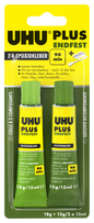 Plus Endfest 2-K-Epoxidkleber Transparent 18g + 15g