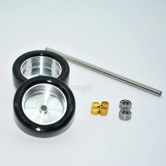 Frankenslot 88714 Umbaukit Vorderachse mit Carrera 1:24 GT/DTM Stegfelgen