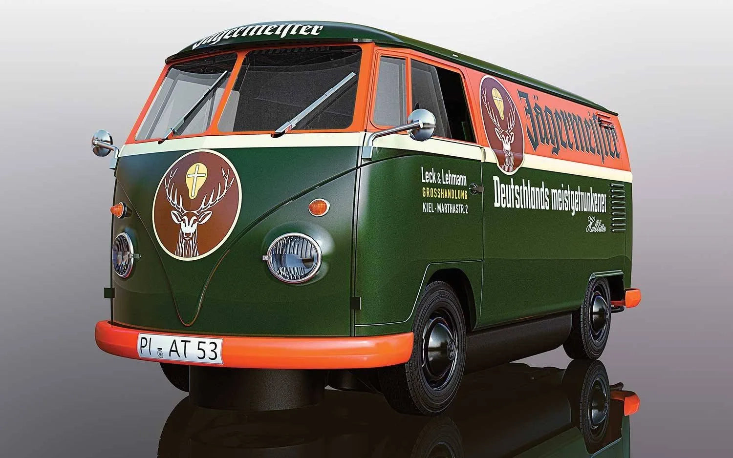 Scalextric C3938 Volkswagen Kastenwagen T1b Jagermeister VW Bus Rennzentrum Zehlendorf Shop