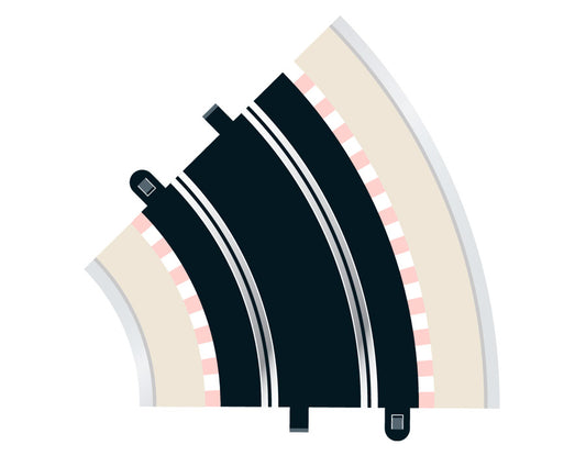 Scalextric C8206 Radius 2 Kurve 45° x 2