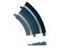 Scalextric C8296 Radius 2 10° Steilkurve 45° x 1 Stk. NEU / Lose inkl. Stützen