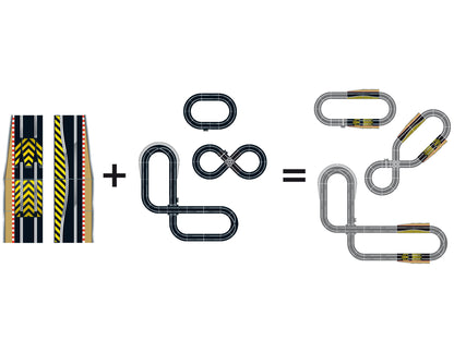 Scalextric C8511 Track-Erweiterungspaket 2 Sprungschanze und Schikane (Verpackung ausgeblichen)